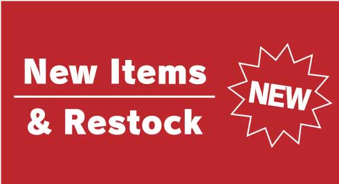 New Items / Restocks