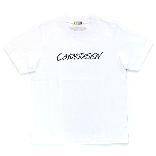 C3 Black Logo T-shirt (White) - C3yoyodesign