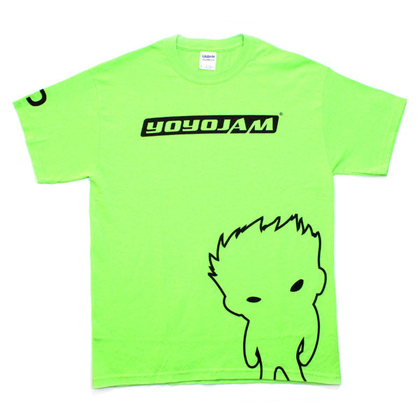 YYJ T-shirt (YoYoJam Logo) Limegreen