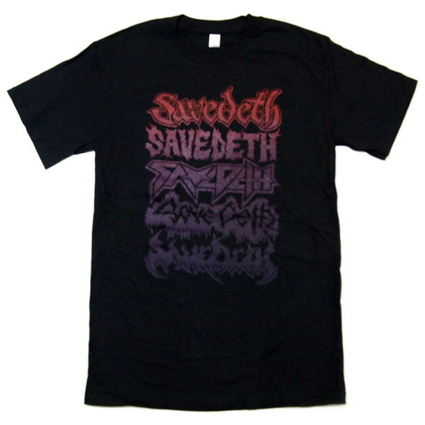 SaveDeth T-shirt (METAL TOUR) Black