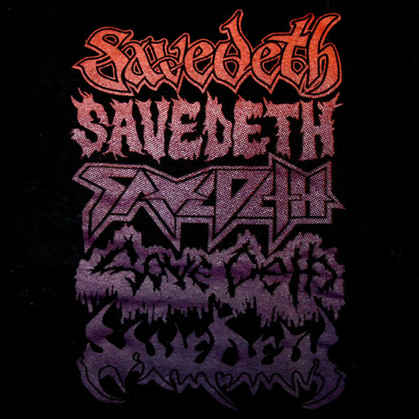SaveDeth T-shirt (METAL TOUR) Black