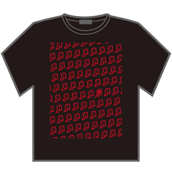 REWIND R-Pattern T-shirt (Black)