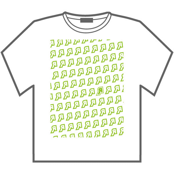 REWIND R-Pattern T-shirt (White)