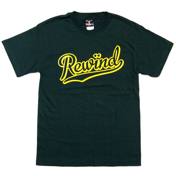 REWIND Baseball Logo T-shirt (Green)