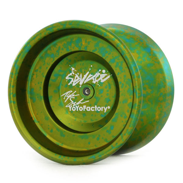 アシッドウォッシュ(グリーン・イエロー)