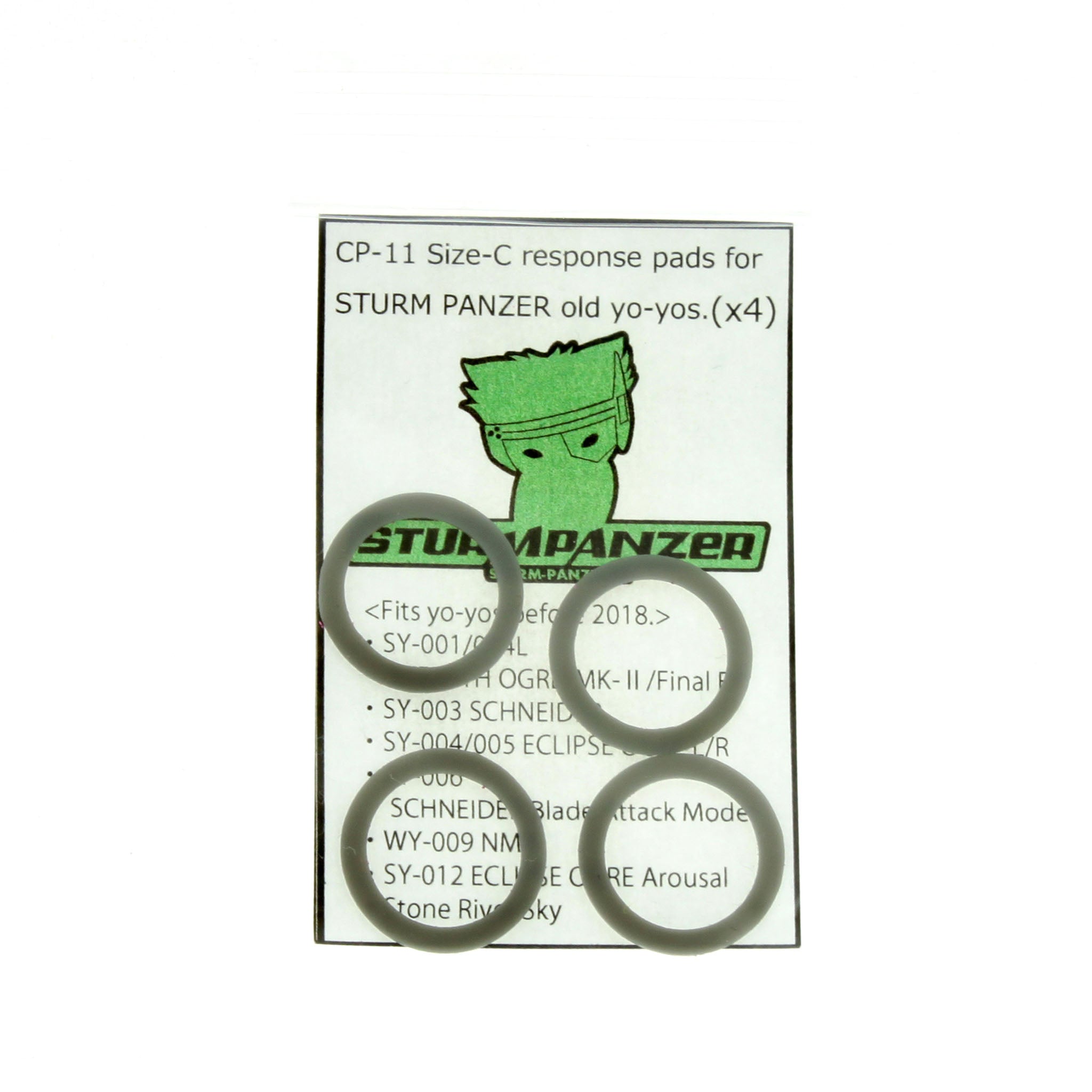 Sturm Panzer CP-11 Size-C response pads for STURM PANZER old yo-yos (4pcs)