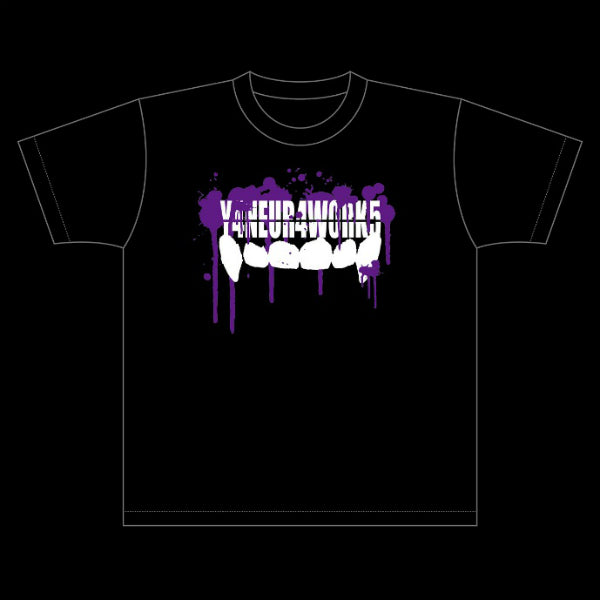 Yaneura Works Splatter Fang Logo T-shirt