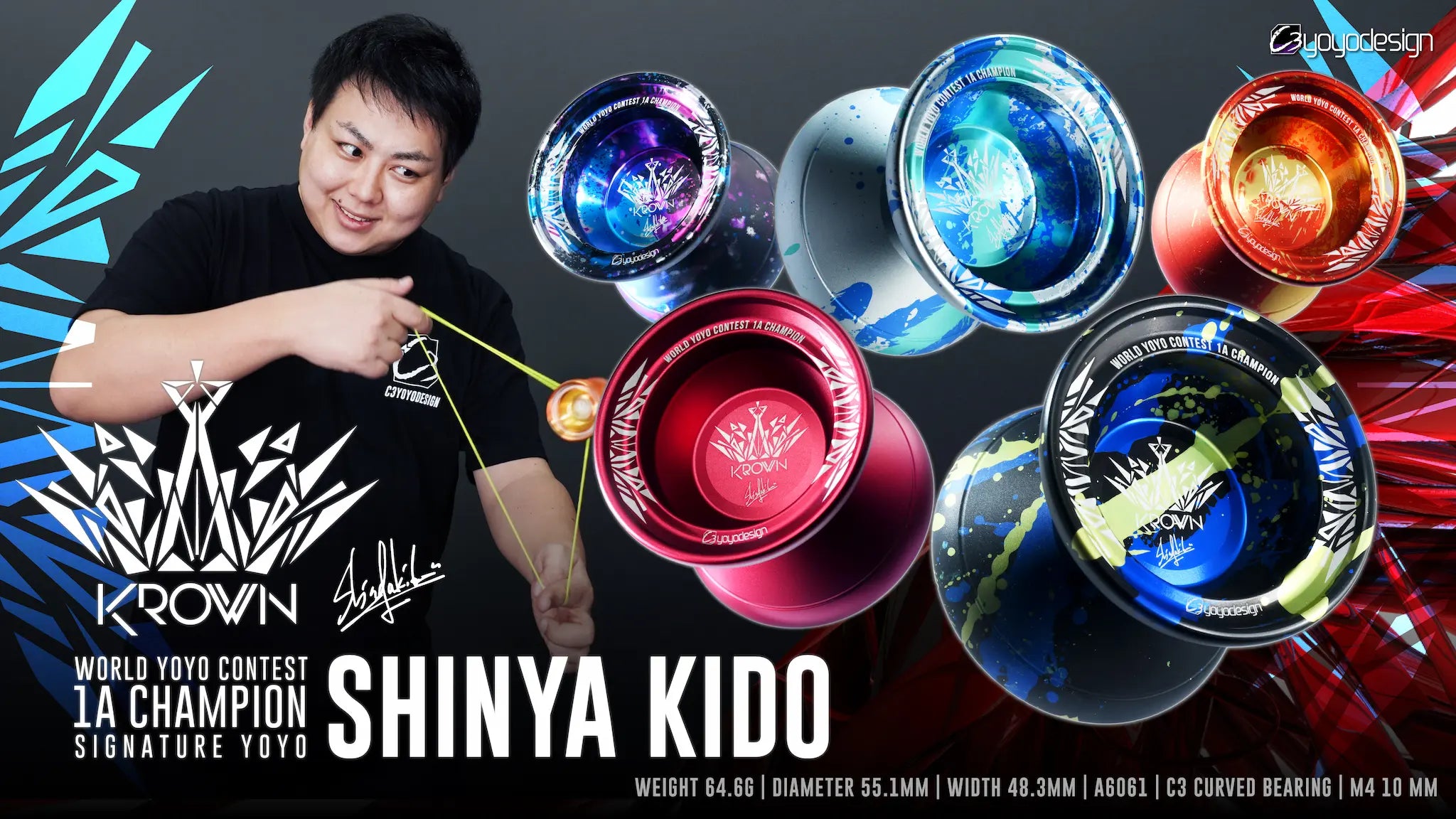 krown ws クラウン yoyodesign Krown .ws (Prototype) (with Shinya Kido Photocard)