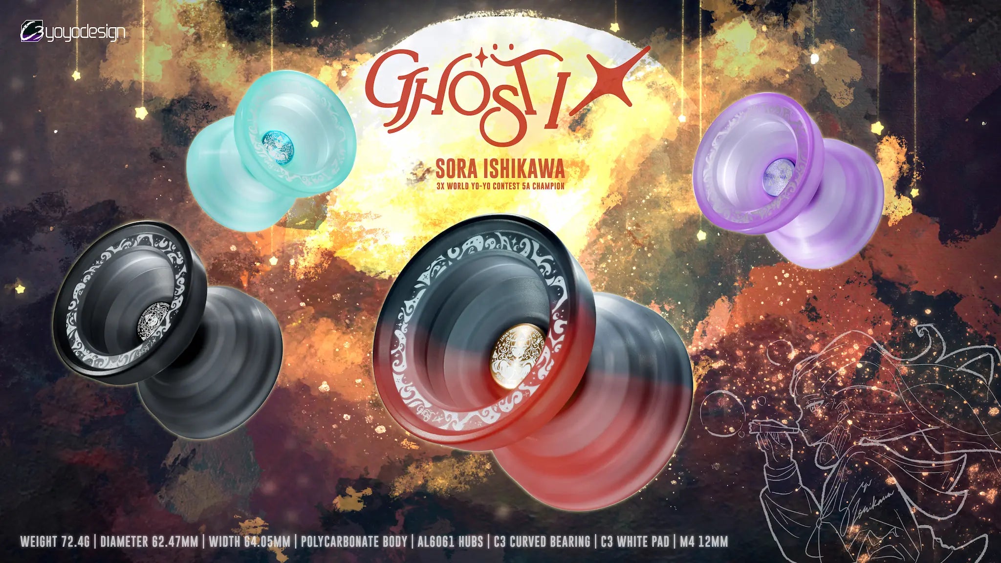 Ghost IX - C3 Yoyodesign | Yo-yo Store Rewind Ghost IX - C3 Yoyodesign | Yo-yo Store Rewind