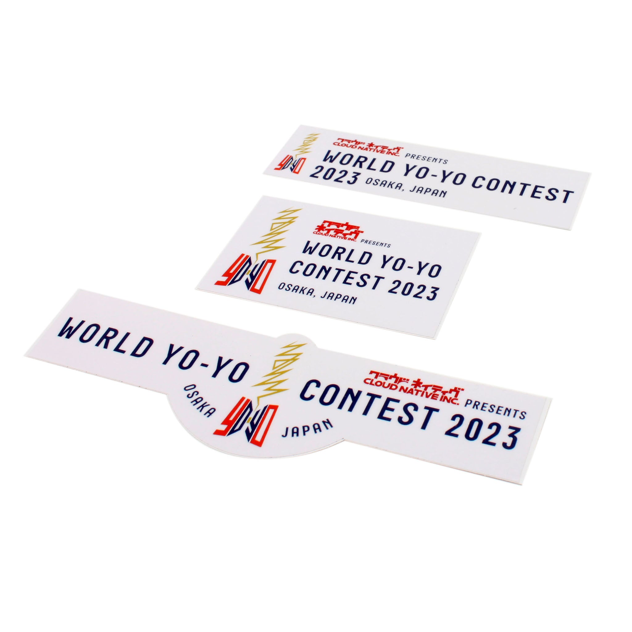 Yw Code Sticker WYYC Sticker Set (3 types) - JYYF ┃Yo-yo Specialty Store Rewind