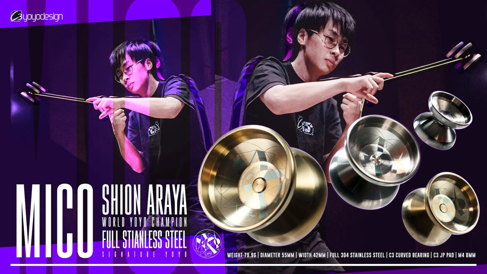 C3ヨーヨーデザイン サモトラケ Berserker Decade yoyo by C3yoyodesign – YoYoExpert
