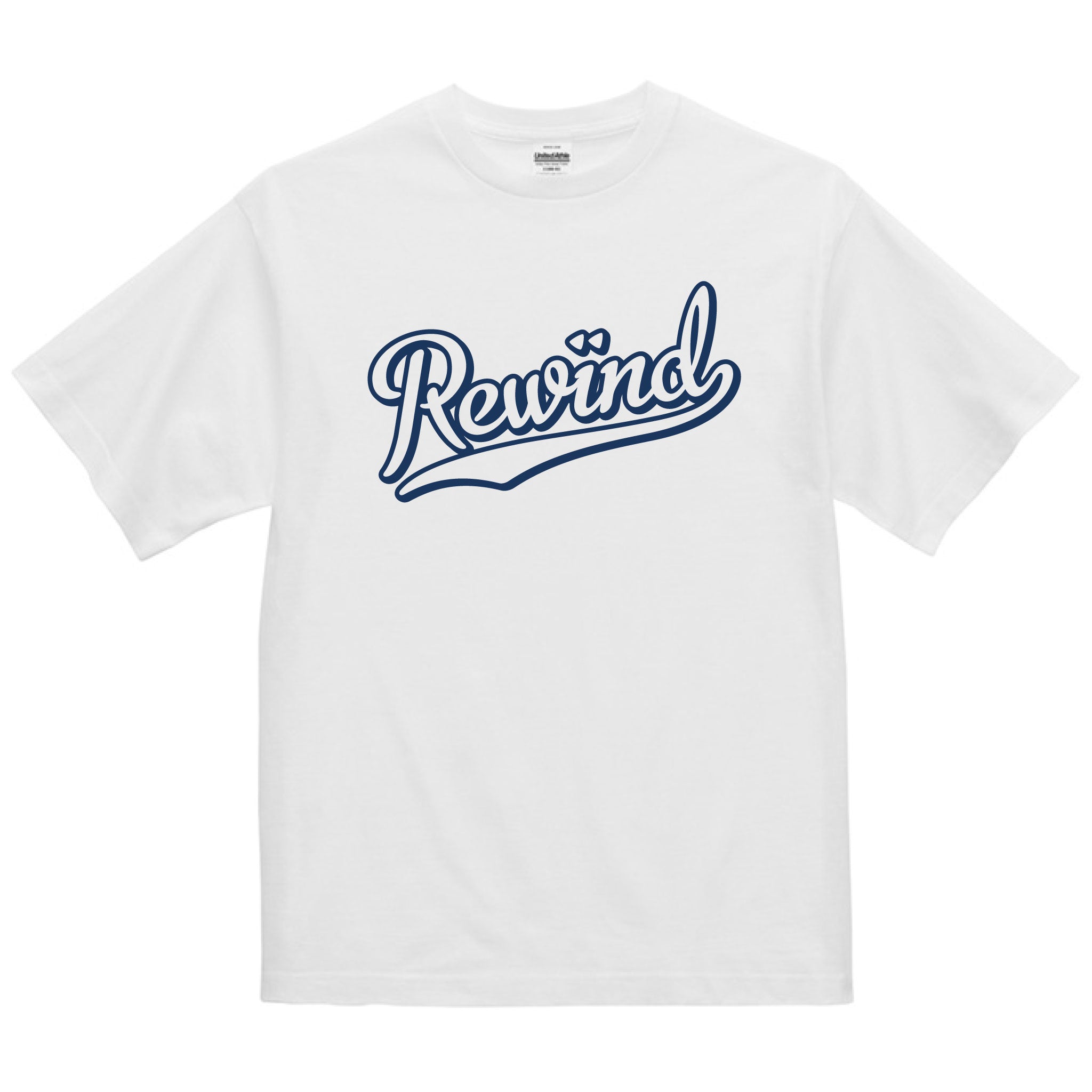 REWIND Baseball Logo T-shirt (White)