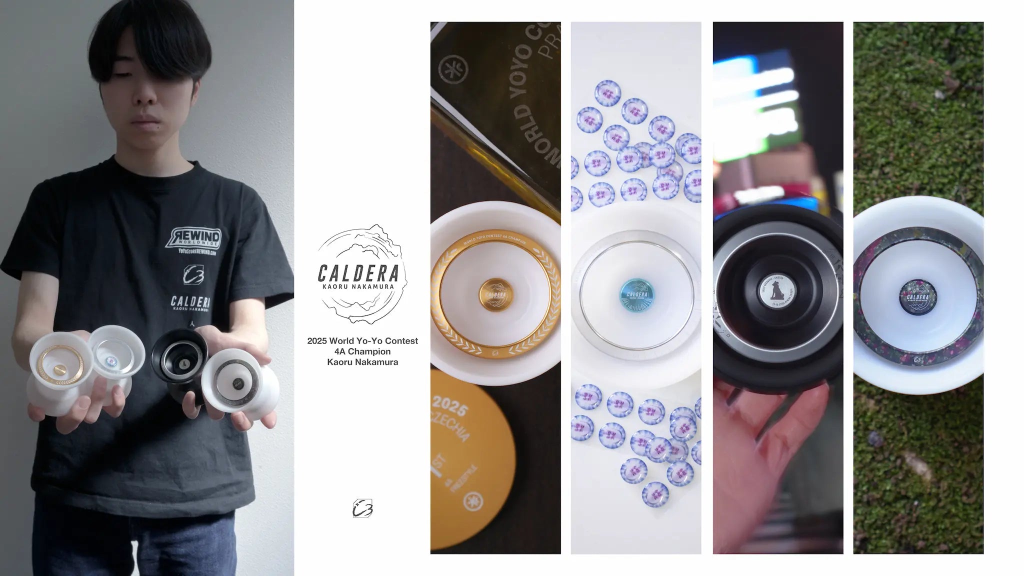 C3yoyodesign カルデラ　ホワイトブラックリム C3yoyodesign - Caldera - Yo-Yo Store REWIND