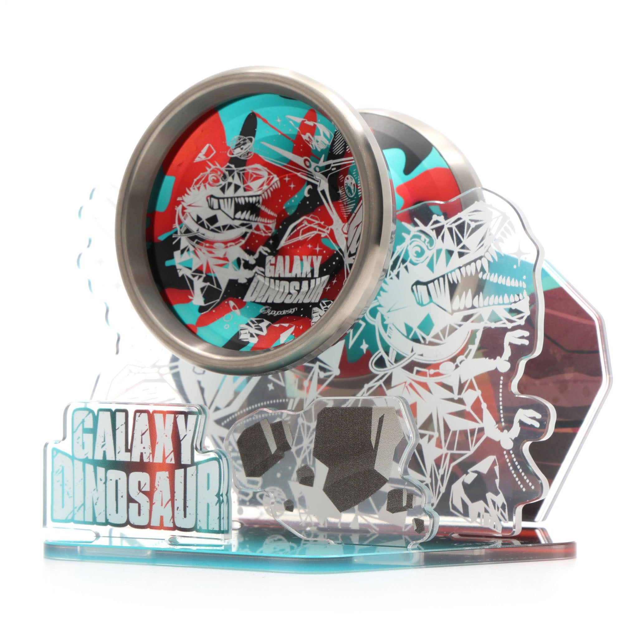 Galaxy Dinosaur (with acrylic stand) - C3 Yoyo Design ┃Yoyo