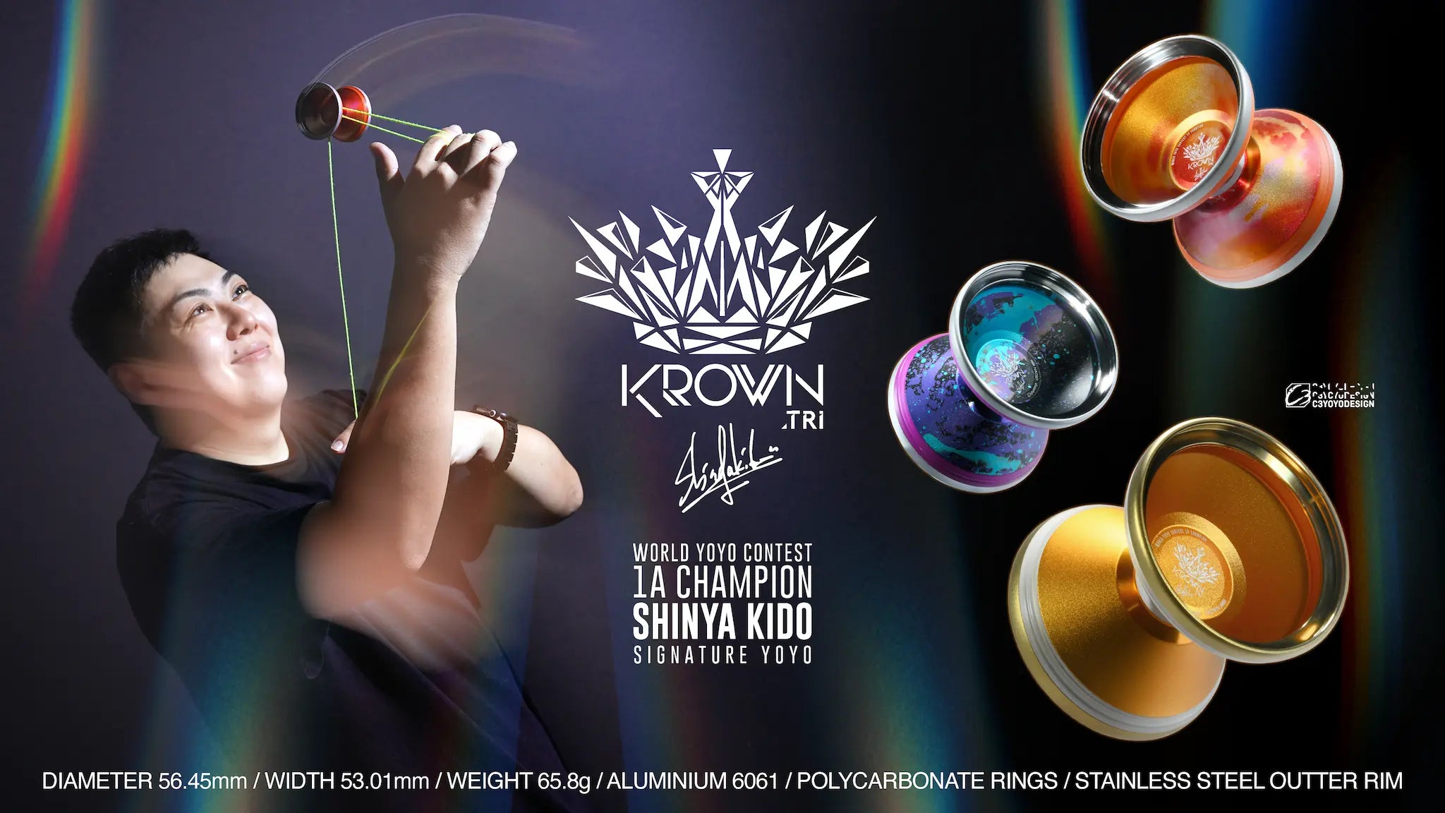 Krown.tri  (with Shinya Kido Signed Photocard)