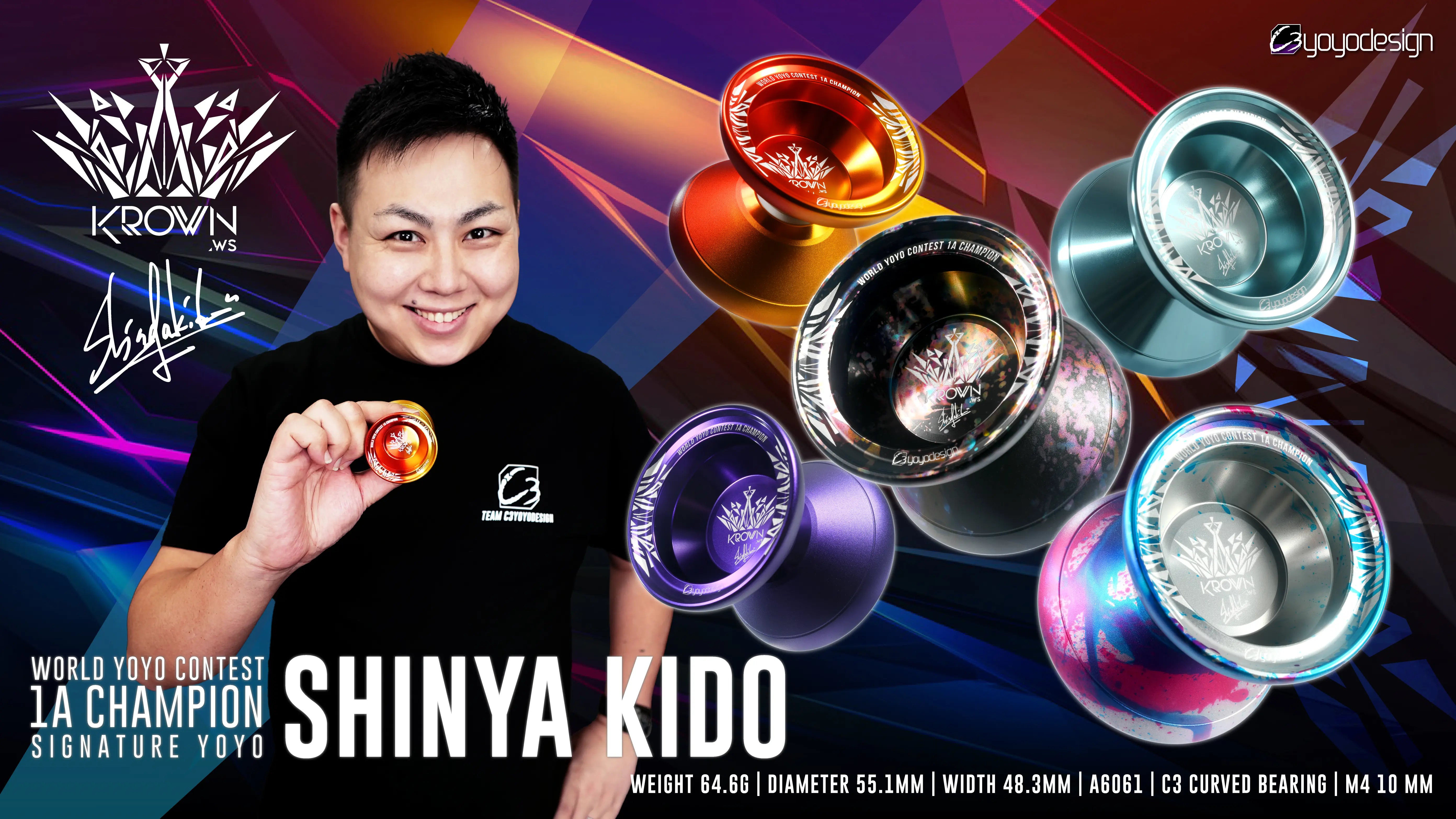 Crown .ws (with Kido Shinya postcard) -C3 Yoyo Design | Yoyo Crown .ws (with Kido Shinya postcard) -C3 Yoyo Design | Yoyo