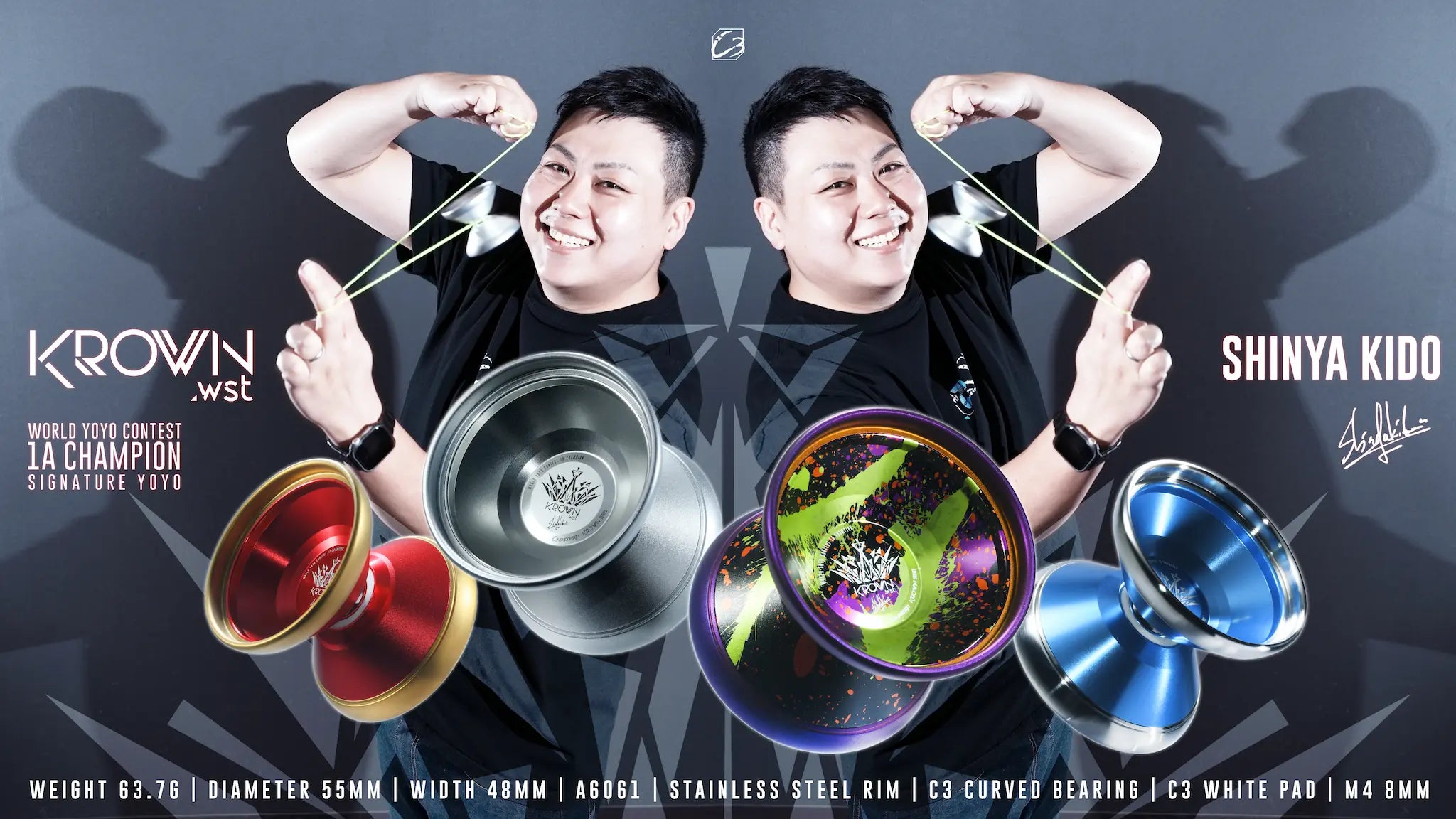 C3yoyodesign クラウンwst C3yoyodesign - Krown.wst - Yo-Yo Store REWIND