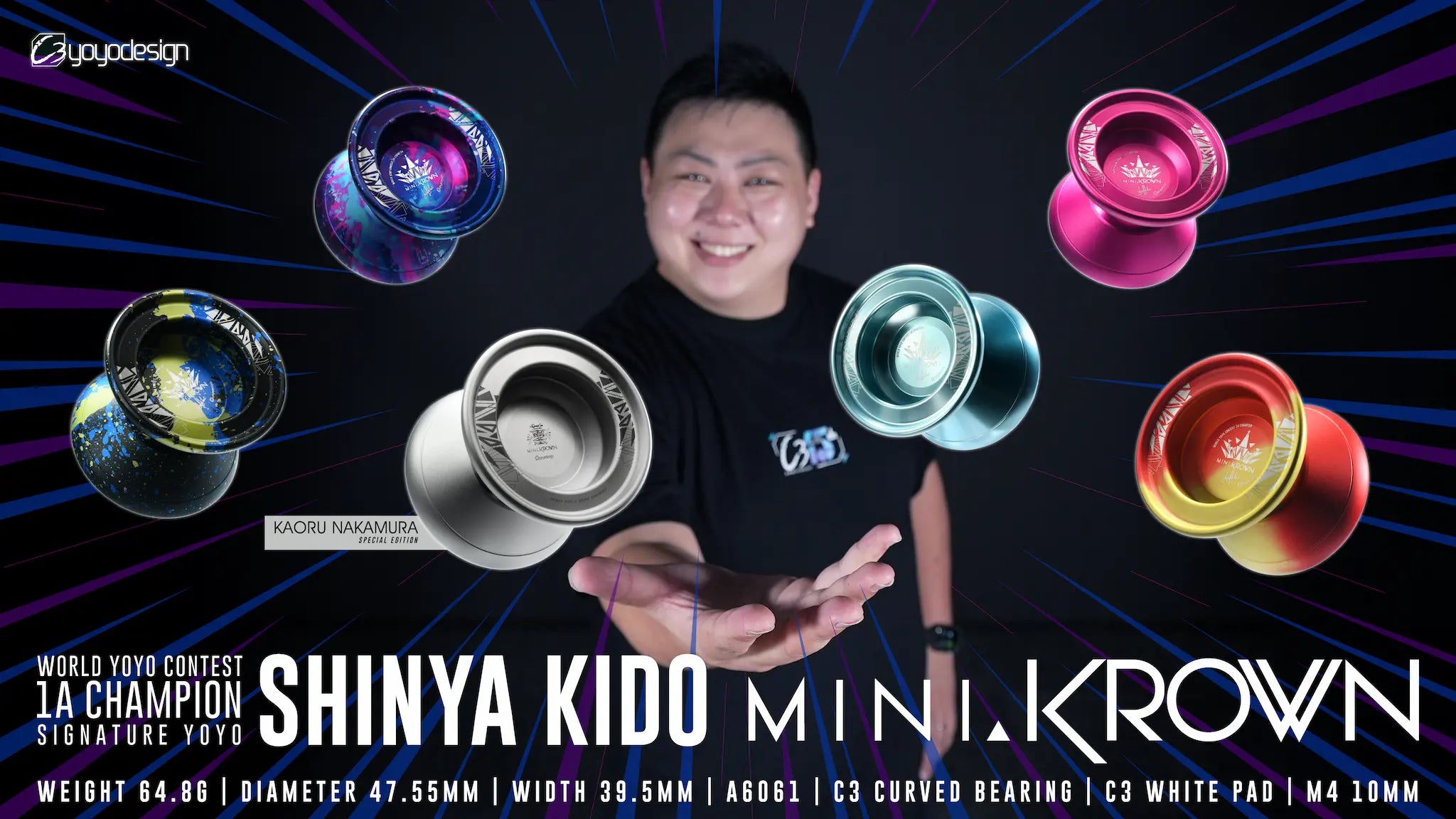 C3yoyodesign - Mini Krown - Yo-Yo Store REWIND C3yoyodesign - Mini Krown - Yo-Yo Store REWIND