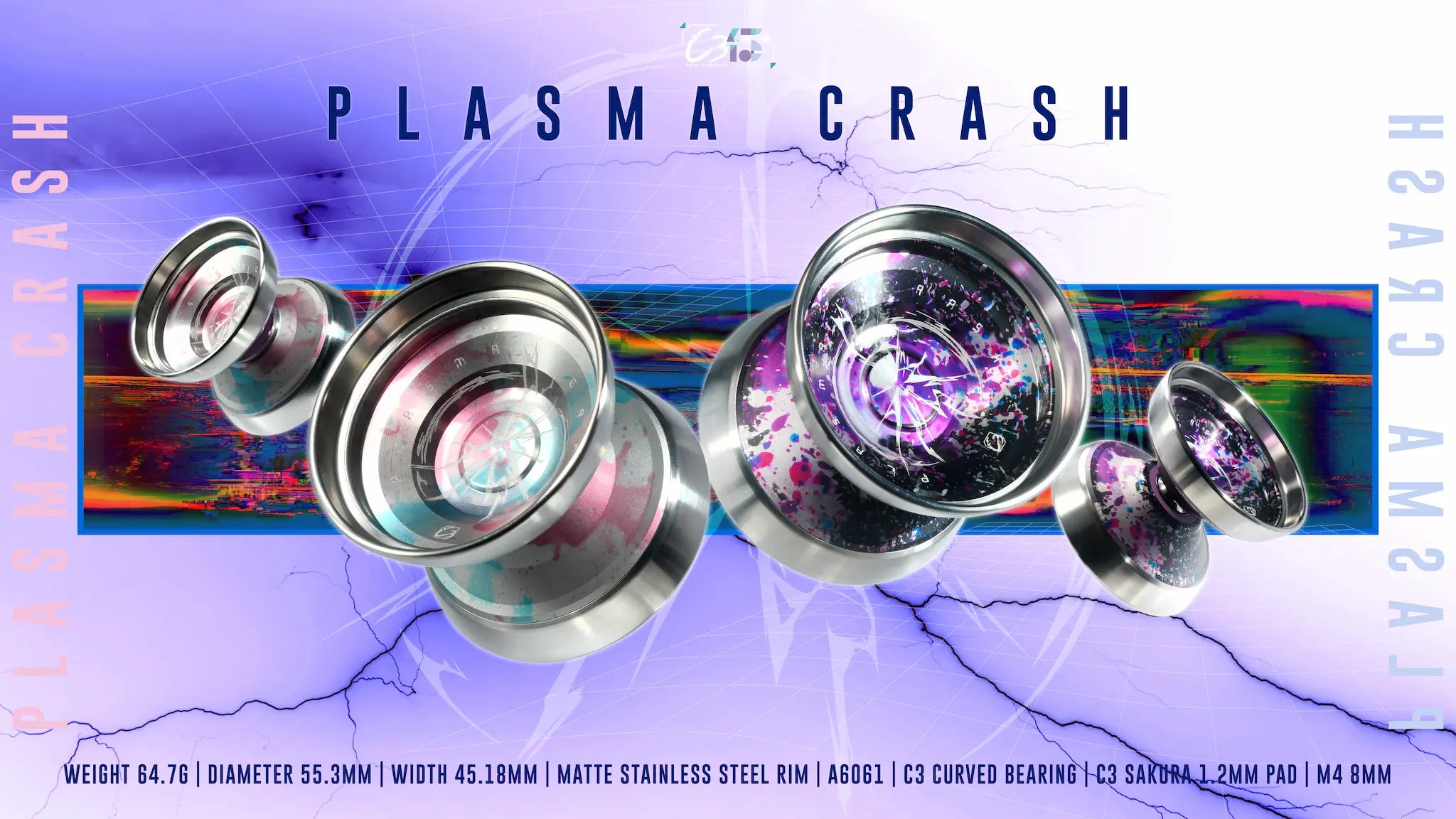 C3yoyodesign プラズマクラッシュ ヨーヨー Plasma Crash - C3 Yoyo Design | Yoyo Specialty Store Rewind