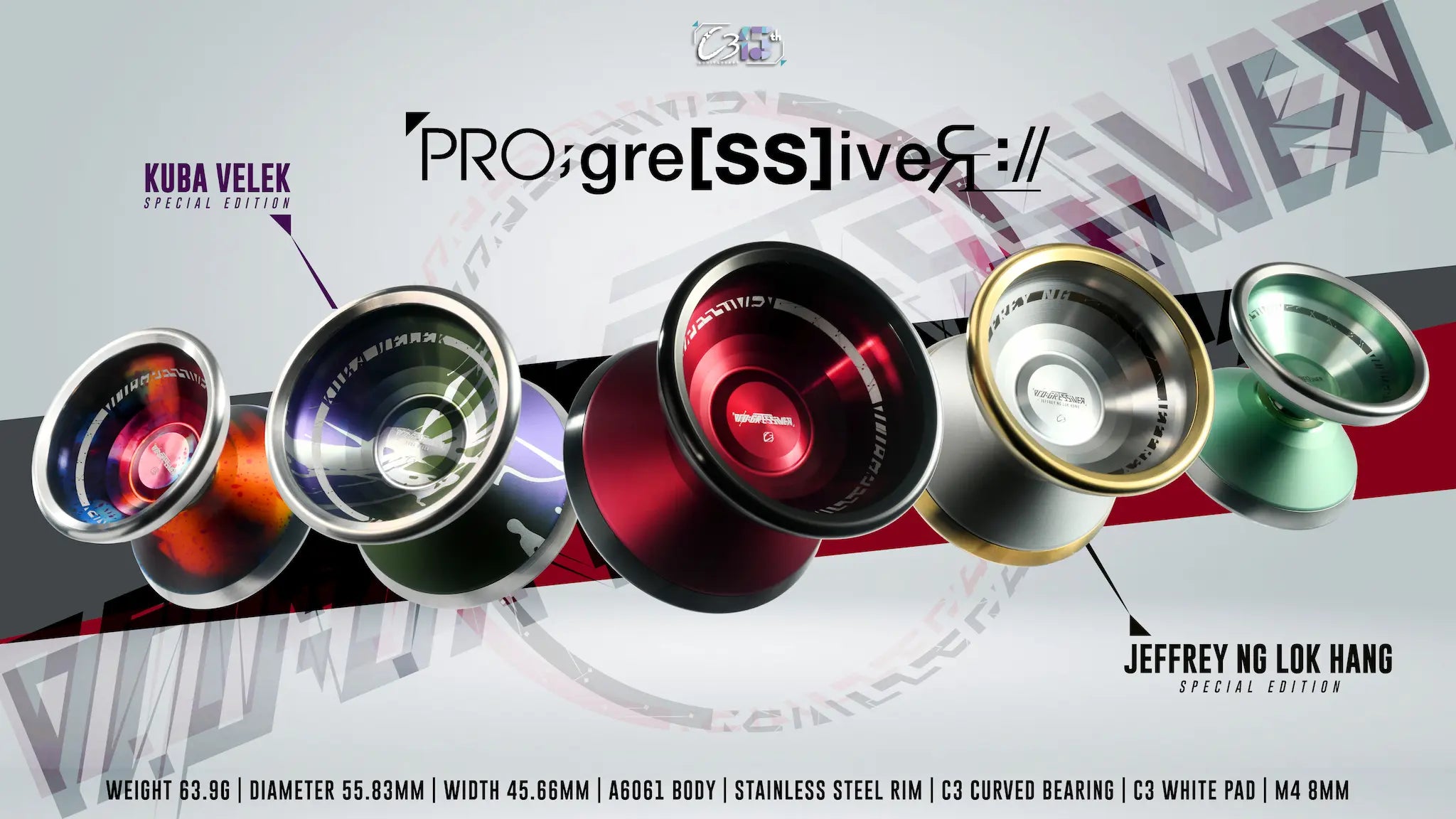 と*だ様 C3yoyodesign Progressiver プログレッシバ Progressiver - C3 Yoyo Design | Rewind Yoyo Specialty Store