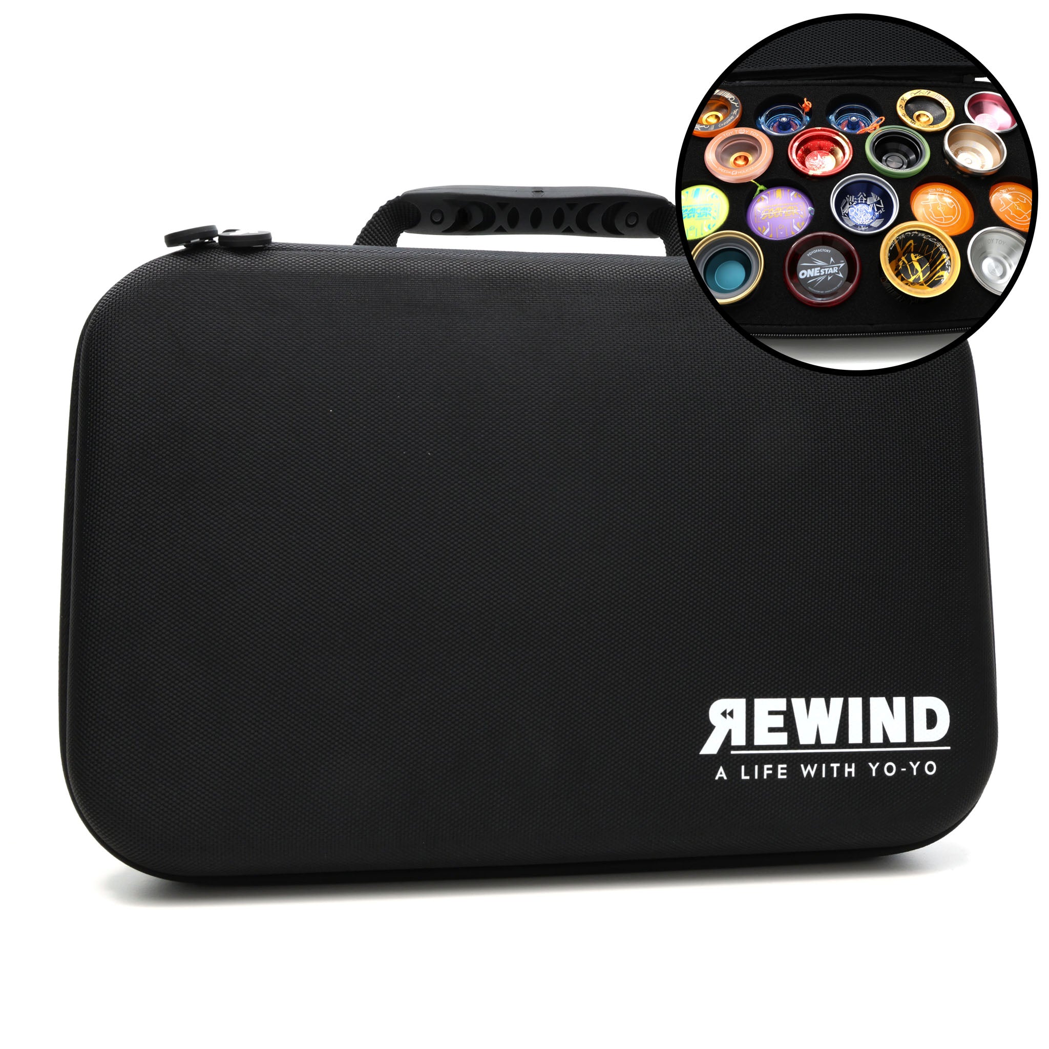 REWIND Large Semi Hard Yo-Yo Case (For 18 yo-yos)