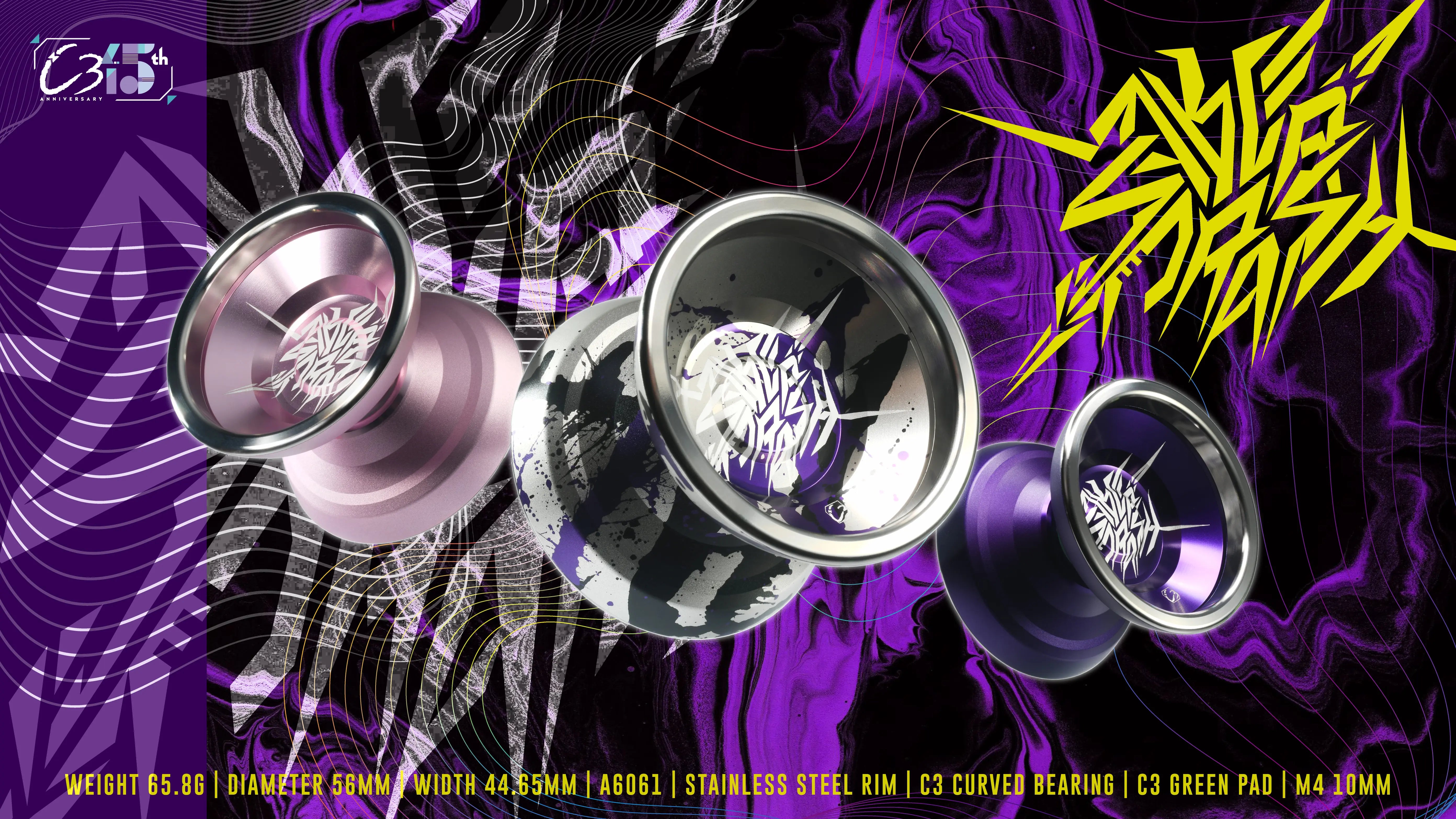 セイバークラッシュ C3yoyodesign - Saber Crash Saber Crash - C3 Yoyo Design ┃Yoyo Specialty Store Rewind