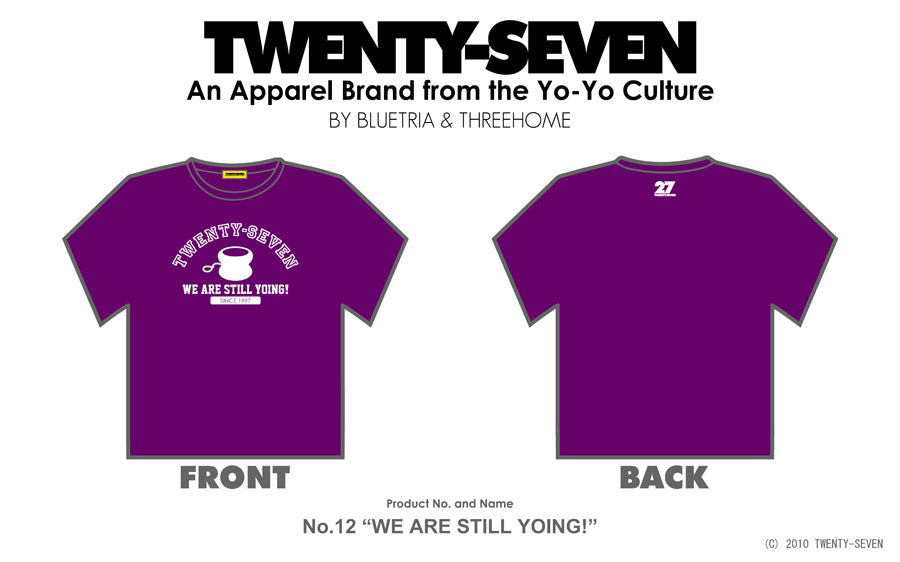 No.12 We are still Yoing! (Purple-White) - TWENTY-SEVEN