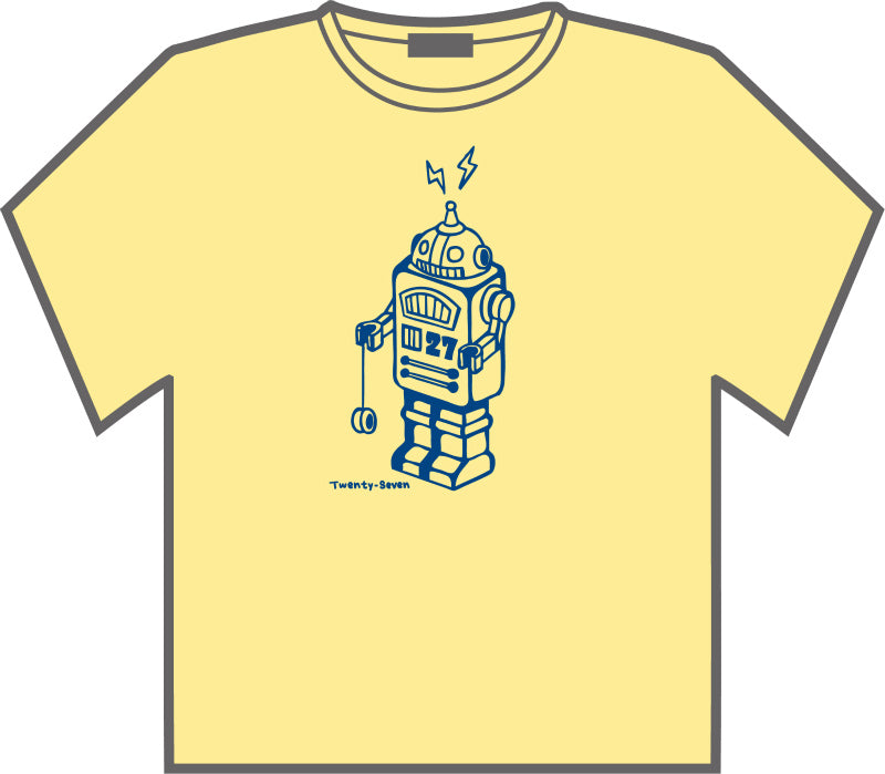 No.14 Robot (Yellow-Dark Blue)