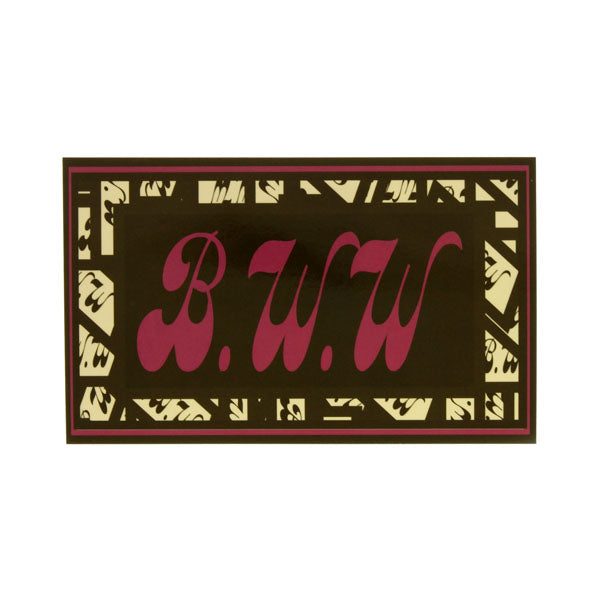 B.W.W Logo Sticker