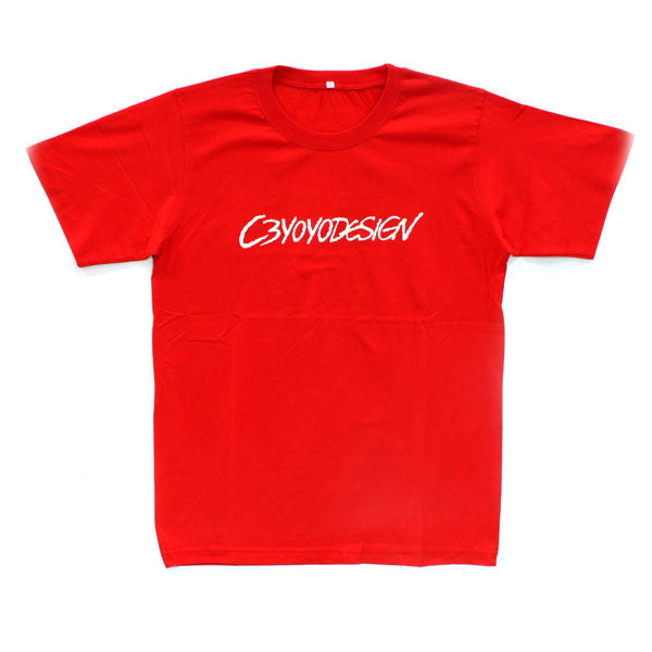 C3 White Logo T-shirt (Red)