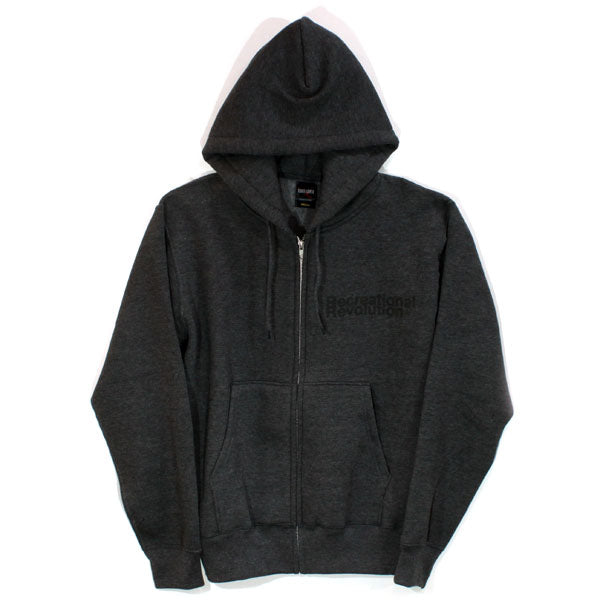 RecRev Full-Zip Hoodie (Charcoal)