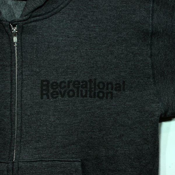 RecRev Full-Zip Hoodie (Charcoal)