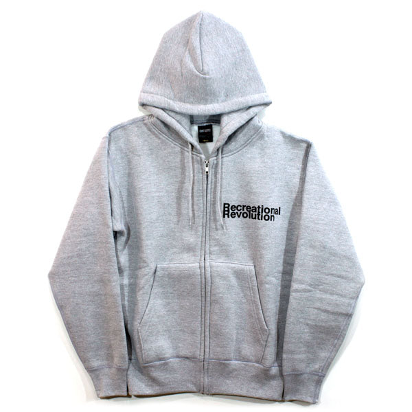 RecRev Full-Zip Hoodie (Heather Grey)