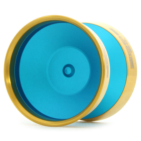 Light Blue / Gold Rim