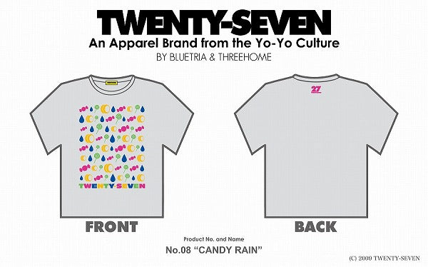 No.8 Candy Rain (Grey) - TWENTY-SEVEN