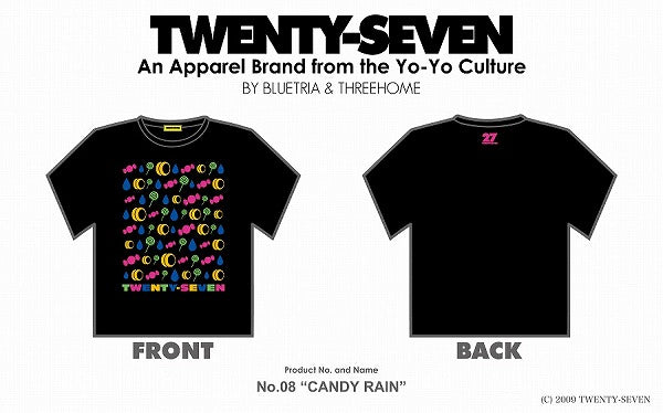 No.8 Candy Rain (Black) - TWENTY-SEVEN
