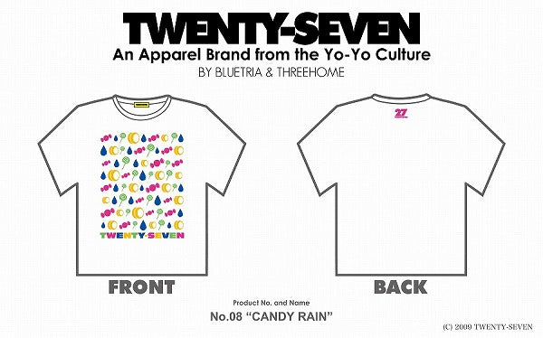 No.8 Candy Rain (White) - TWENTY-SEVEN