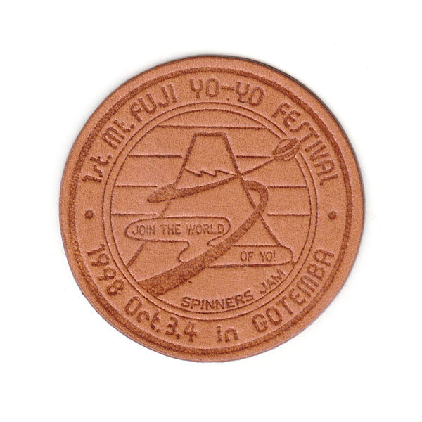 1st Fuji Yo-Yo Festival Leather Sticker - Domestic Vendor ┃Yo-Yo ...