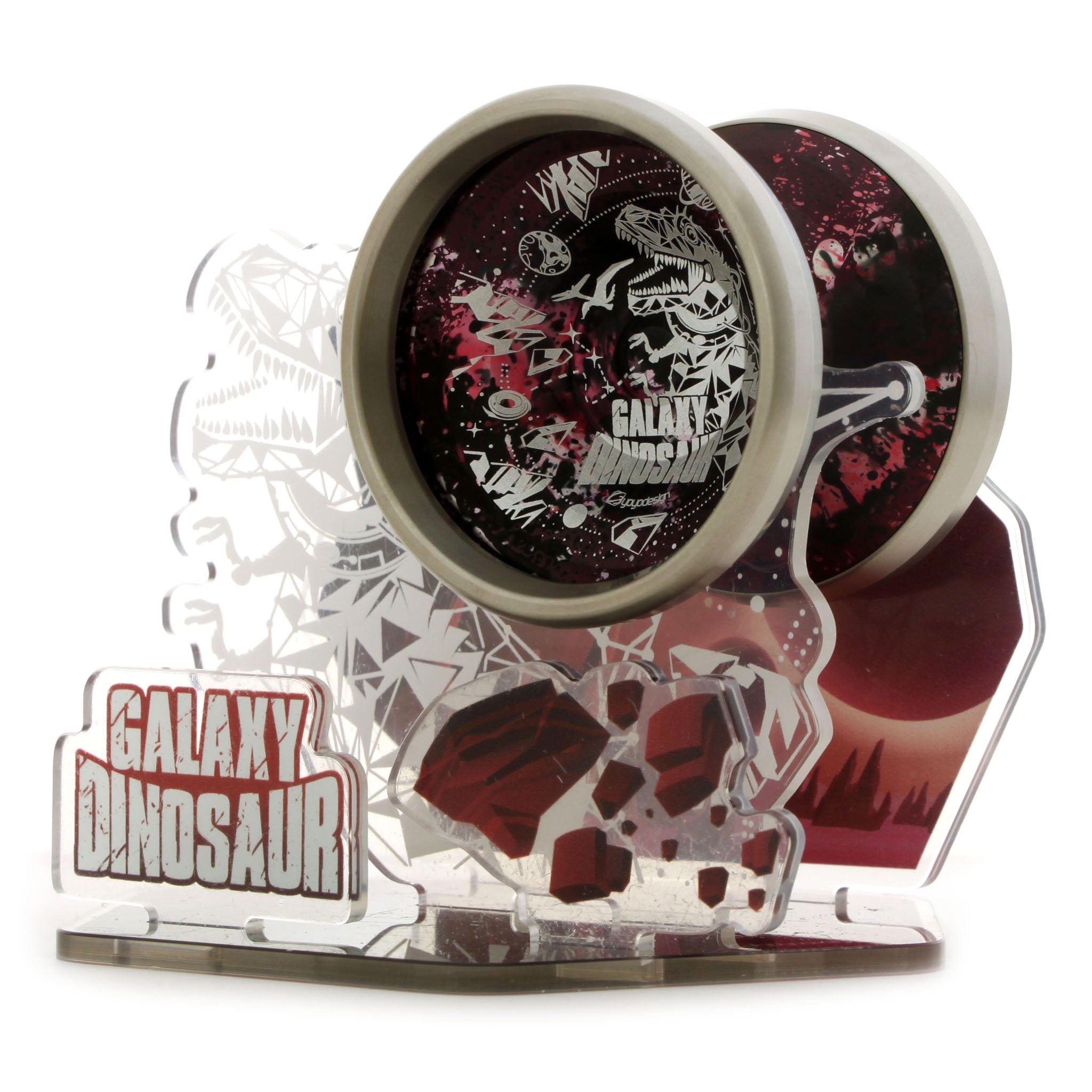 Galaxy Dinosaur (with acrylic stand) - C3 Yoyo Design ┃Yoyo