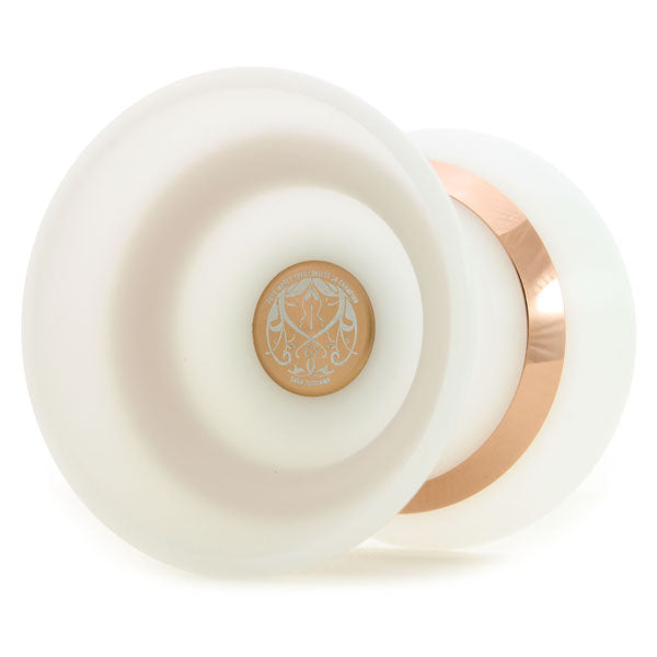 White / Pink Gold Rim