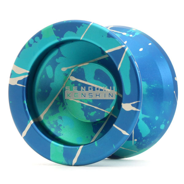 Sengoku 謙信 極　ヨーヨーColor: ブルー / ゴールドリム Kenshin - Sengoku ┃Yo-yo Specialty Store Rewind