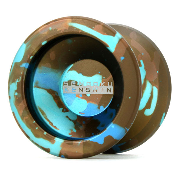 Sengoku 謙信 極　ヨーヨーColor: ブルー / ゴールドリム Kenshin - Sengoku ┃Yo-yo Specialty Store Rewind