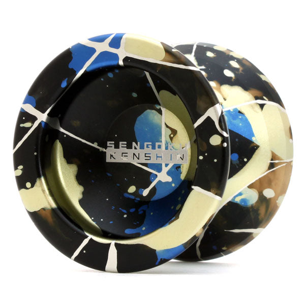 Sengoku 謙信 極　ヨーヨーColor: ブルー / ゴールドリム Kenshin - Sengoku ┃Yo-yo Specialty Store Rewind
