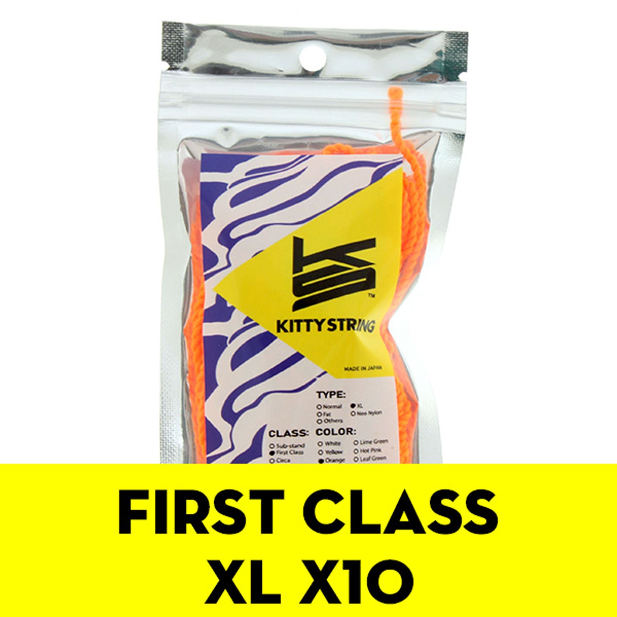 Kitty String (Poly100%) "First-Class" XL x10