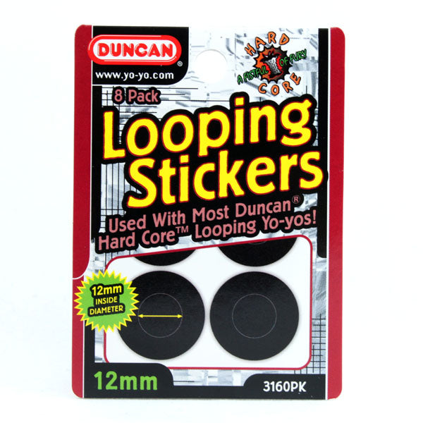Duncan Looping Stickers ID 12mm x8 - Duncan