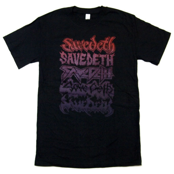 SaveDeth T-shirt (METAL TOUR) Black - SaveDeth