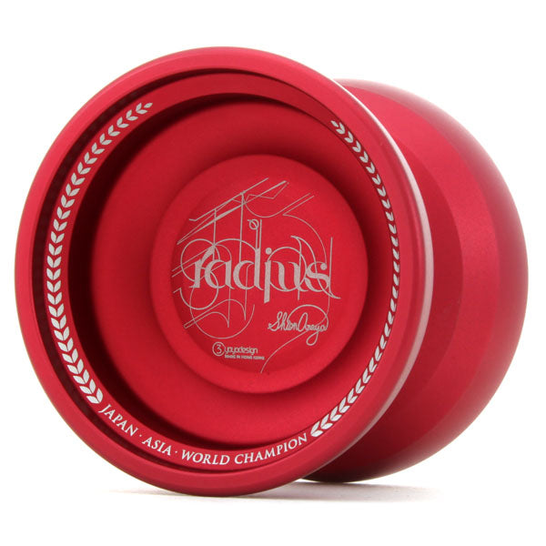 【ヨーヨー】ラディウス(黒•赤)：C3yoyo/57M Radius - C3 Yoyo Design | Yoyo Specialty Store Rewind