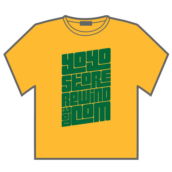 REWIND DOTCOM T-shirt (Yellow) - Rewind