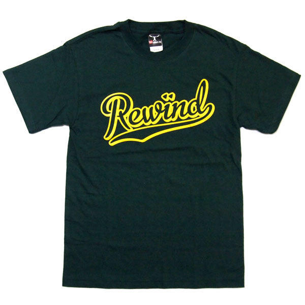 REWIND Baseball Logo T-shirt (Green) - Rewind