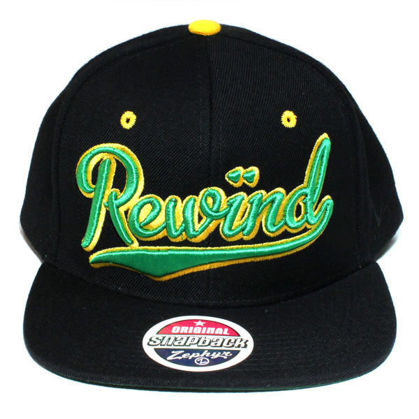 Rewind baseball sales cap